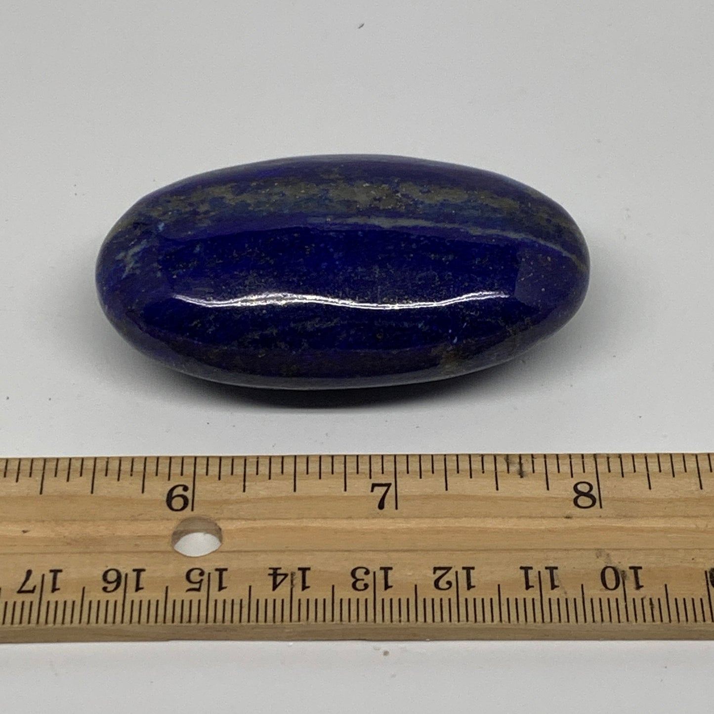 93.7g, 2.6"x1.4"x0.9", Natural Lapis Lazuli Palm Stone @Afghanistan, B36833