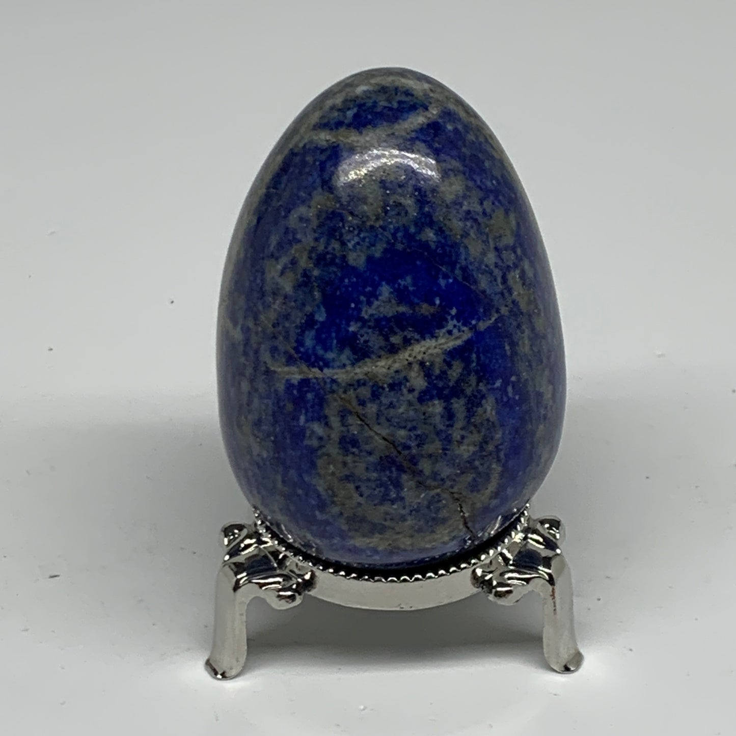 0.61 lbs, 2.8"x2", Natural Lapis Lazuli Egg Polished @Afghanistan, B33303