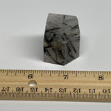 35g, 1.1"x1"x0.9", Black Tourmaline Rutile Quartz Crystal Chunk @Brazil,B27435