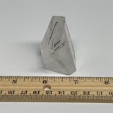 66.3g, 1.6"x1.4"x1.1", Black Tourmaline Rutile Quartz Crystal Chunk @Brazil,B274