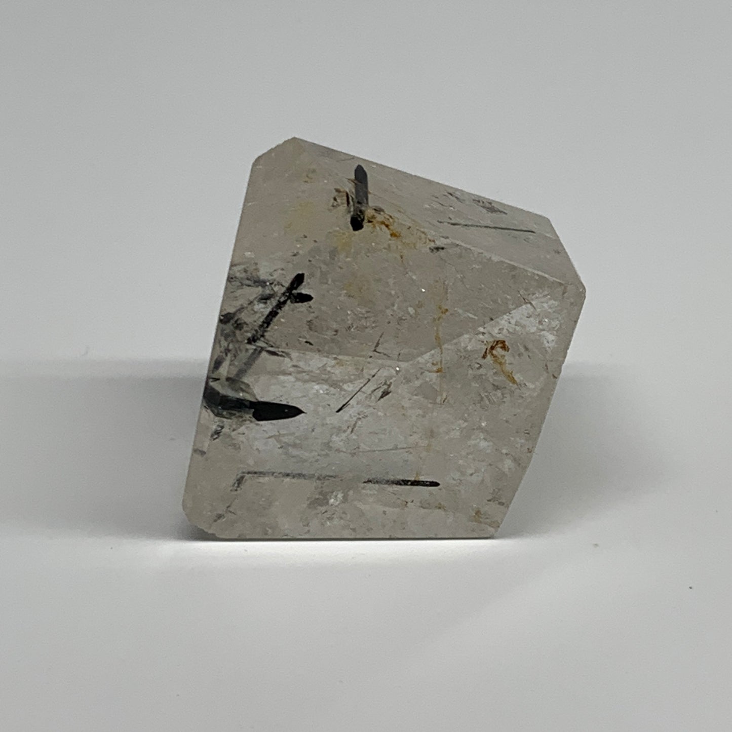 75.4g, 1.3"x1.6"x1", Black Tourmaline Rutile Quartz Crystal Chunk @Brazil,B27438