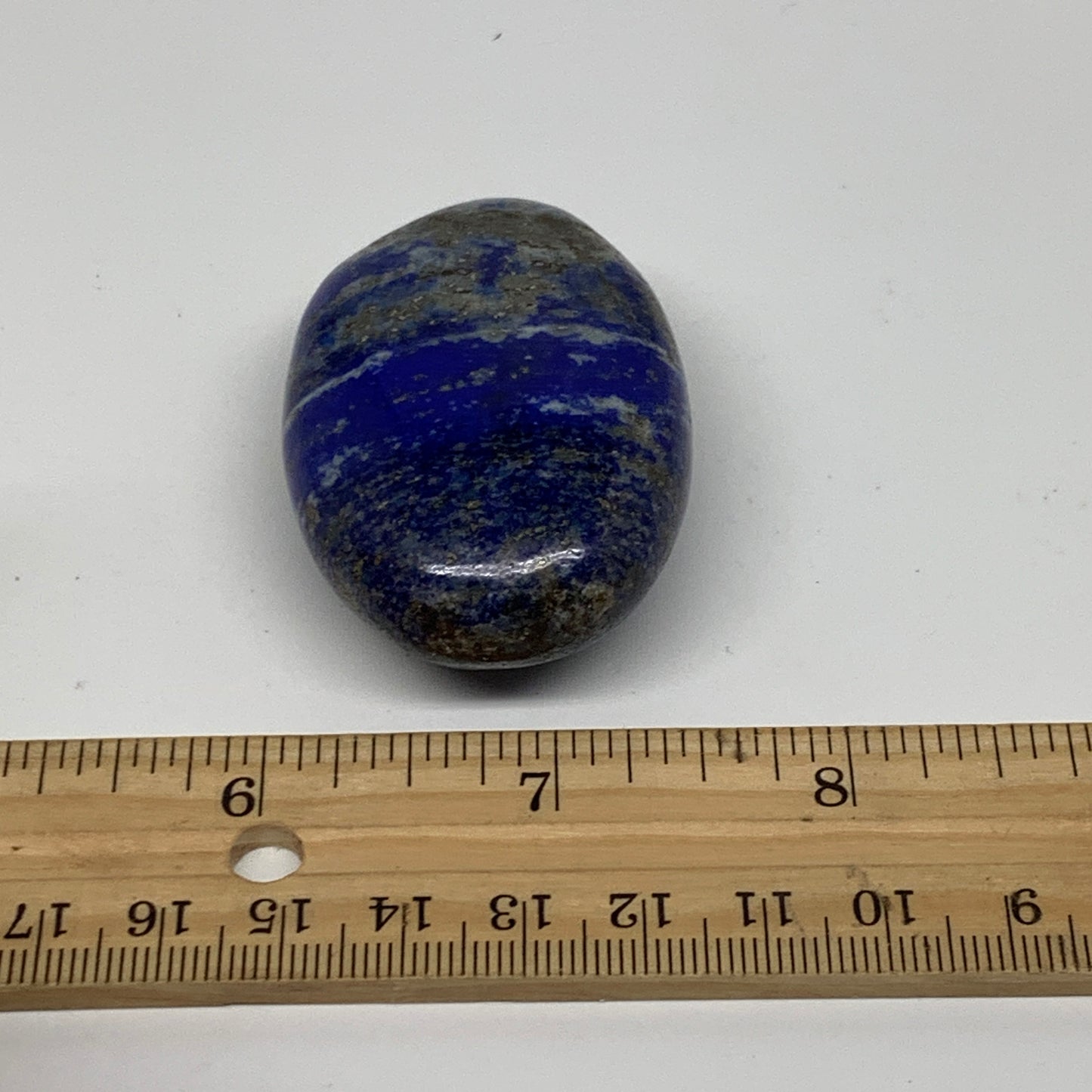 77.7g, 2.2"x1.5"x0.8", Natural Lapis Lazuli Palm Stone @Afghanistan, B36838