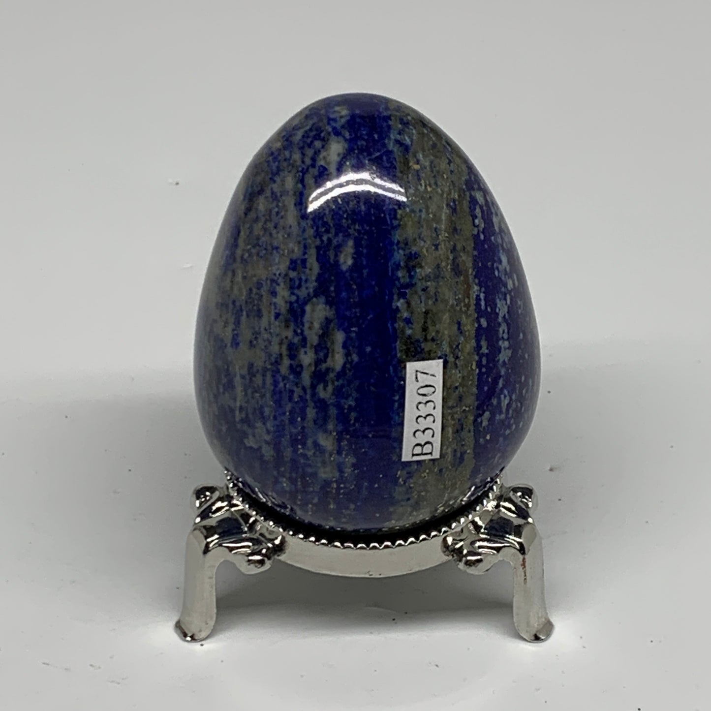 0.50 lbs, 2.5"x1.8", Natural Lapis Lazuli Egg Polished @Afghanistan, B33307