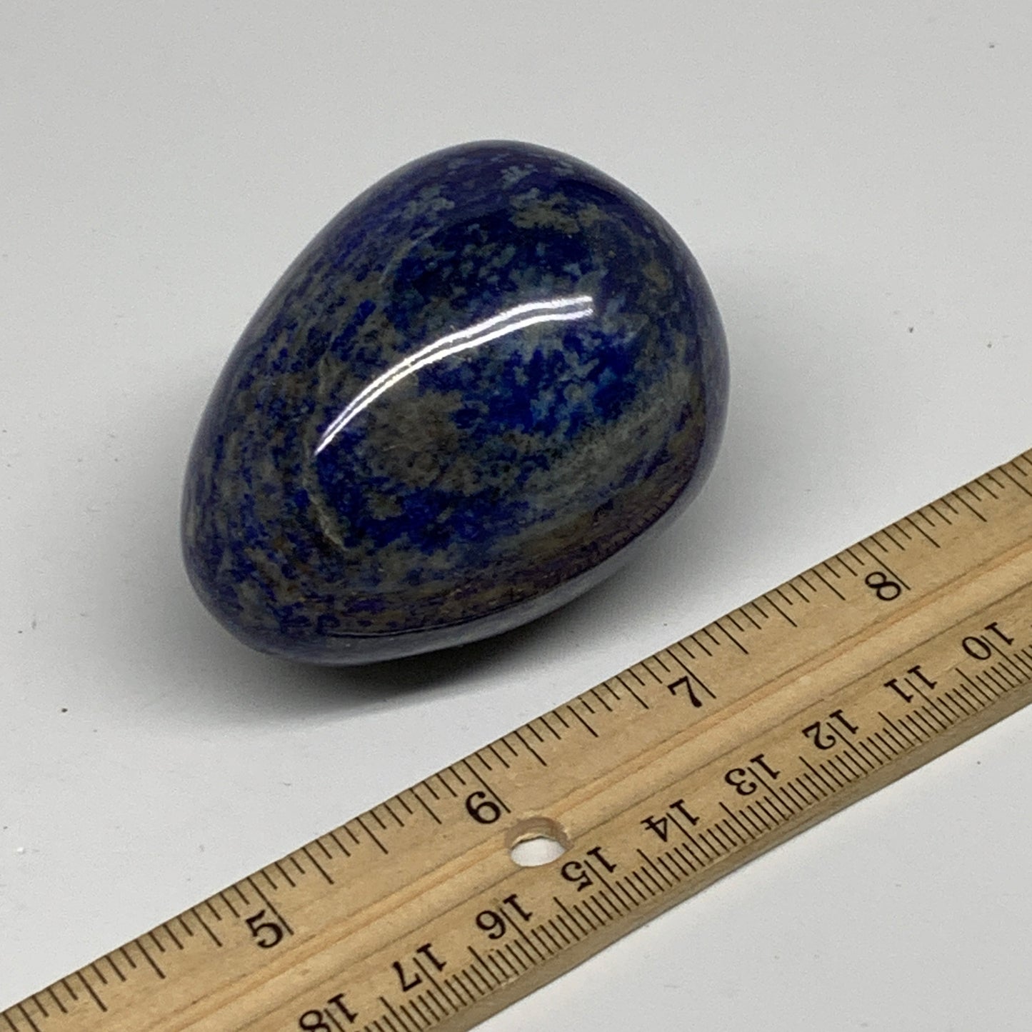 0.50 lbs, 2.5"x1.8", Natural Lapis Lazuli Egg Polished @Afghanistan, B33307