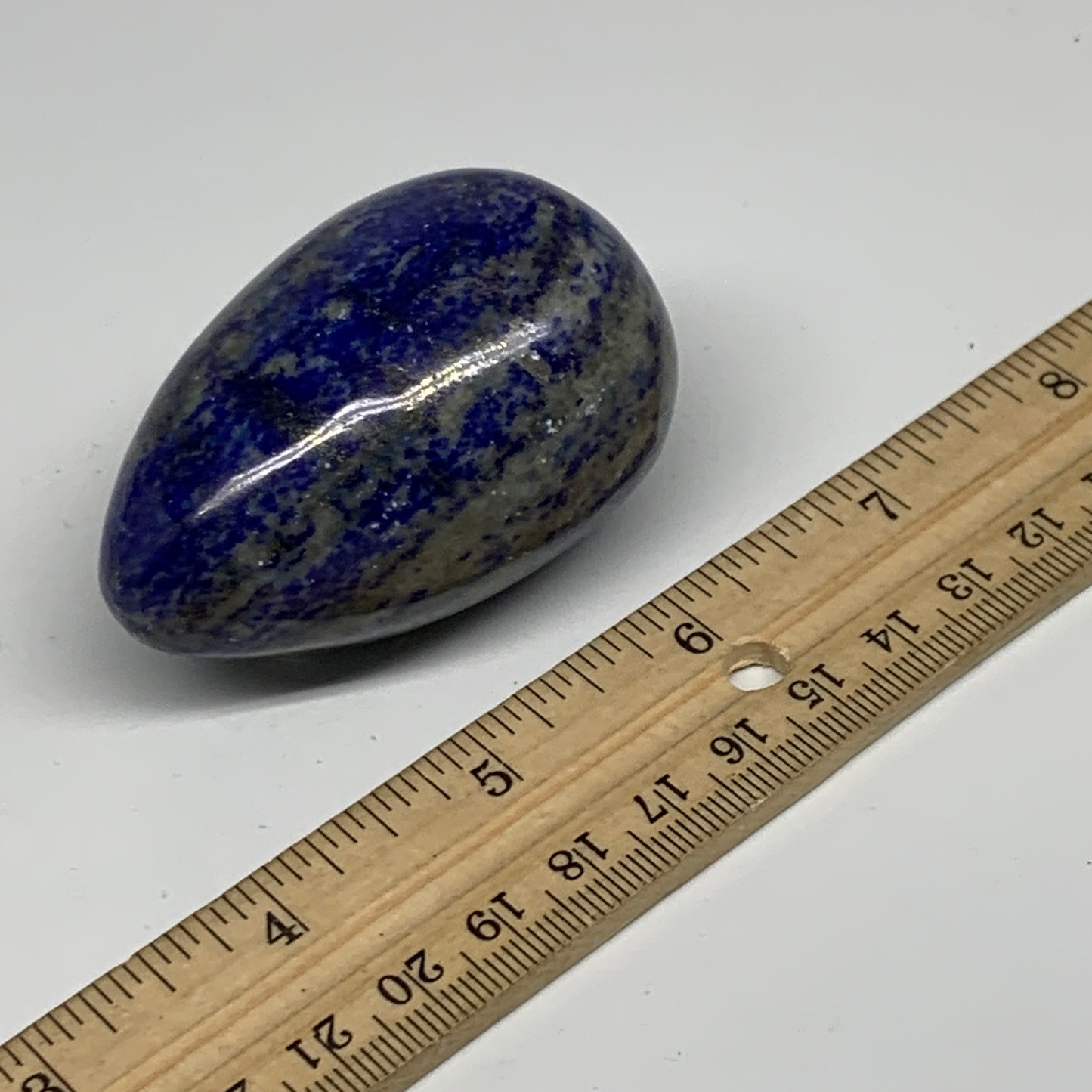 0.46 lbs, 2.6"x1.8", Natural Lapis Lazuli Egg Polished @Afghanistan, B33309