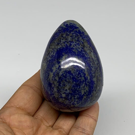0.55 lbs, 2.7"x1.9", Natural Lapis Lazuli Egg Polished @Afghanistan, B33310