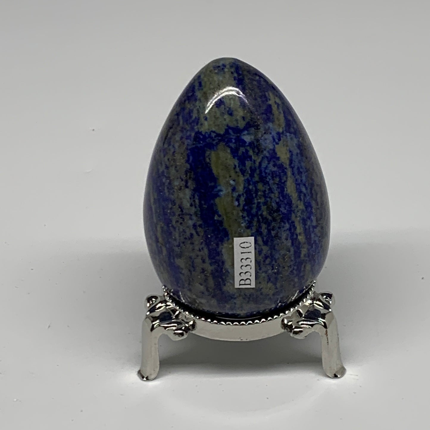 0.55 lbs, 2.7"x1.9", Natural Lapis Lazuli Egg Polished @Afghanistan, B33310
