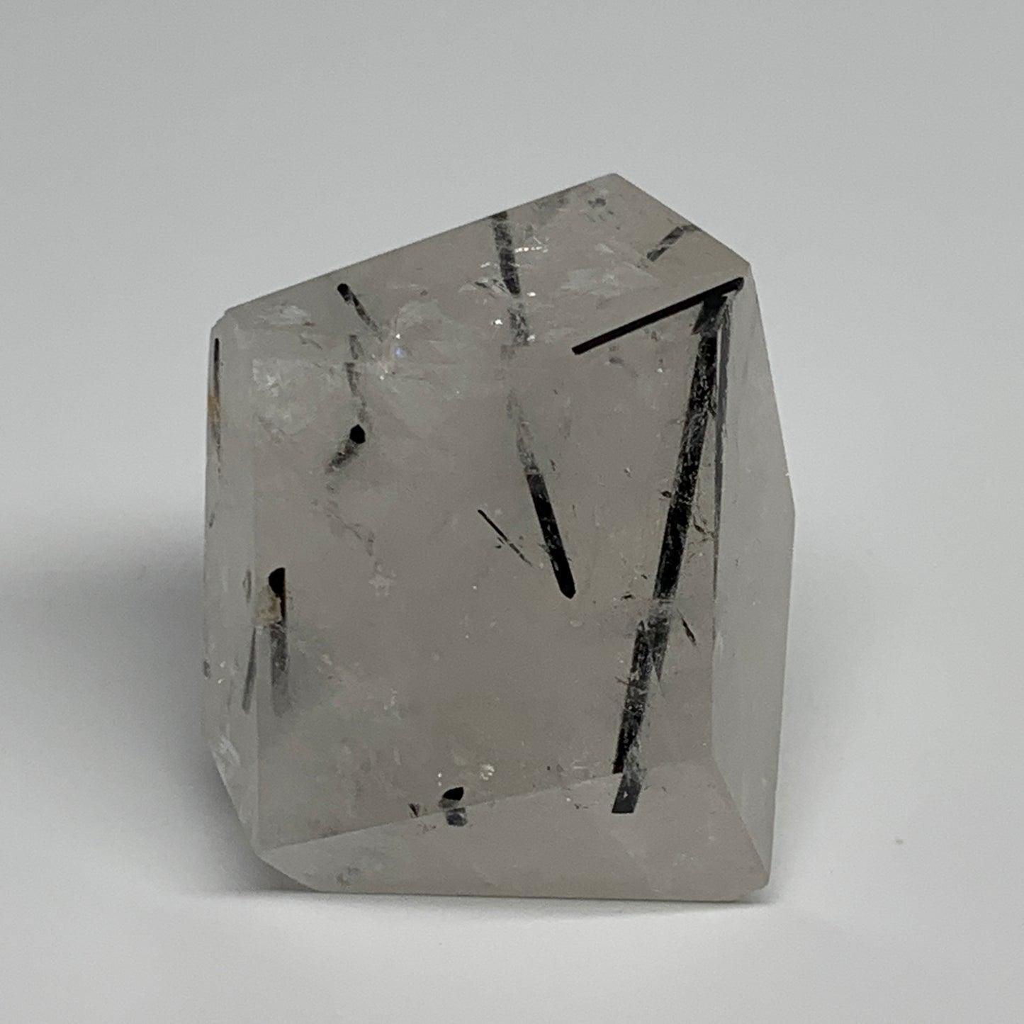 96.4g, 2.2"x1.7"x1.3", Black Tourmaline Rutile Quartz Crystal Chunk @Brazil,B274