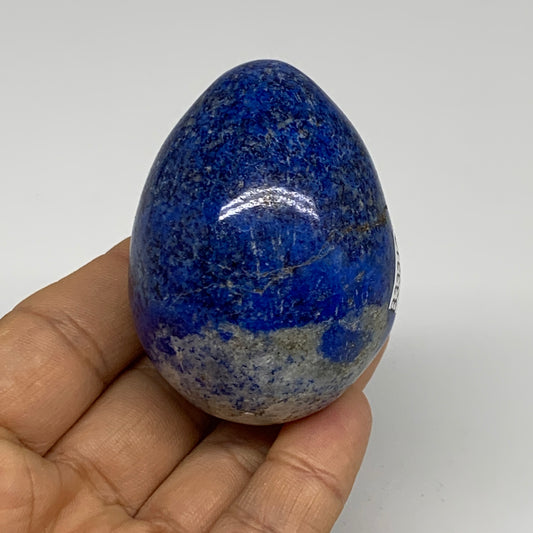 161.9g, 2.3"x1.7", Natural Lapis Lazuli Egg Polished @Afghanistan, B33312