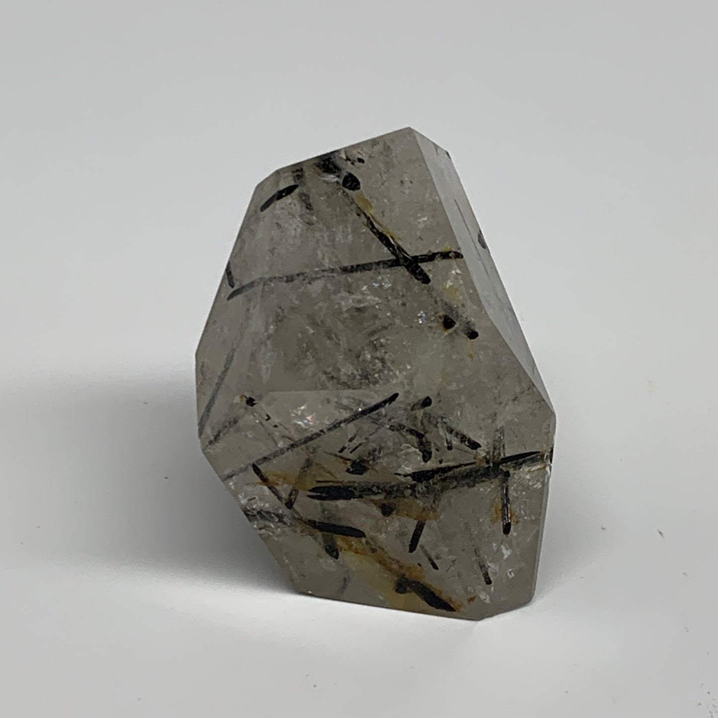 77.2g, 2.2"x1.5"x1.1", Black Tourmaline Rutile Quartz Crystal Chunk @Brazil,B274