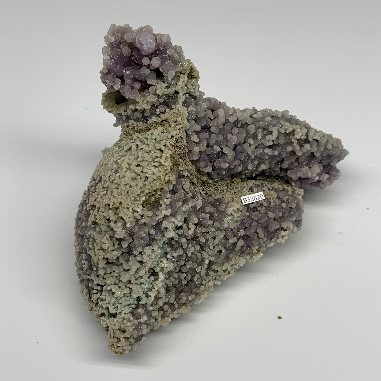 3.57 lbs, 6.7"x4"x5.5", Rough Grape Agate Crystal Mineral Specimens,B32630