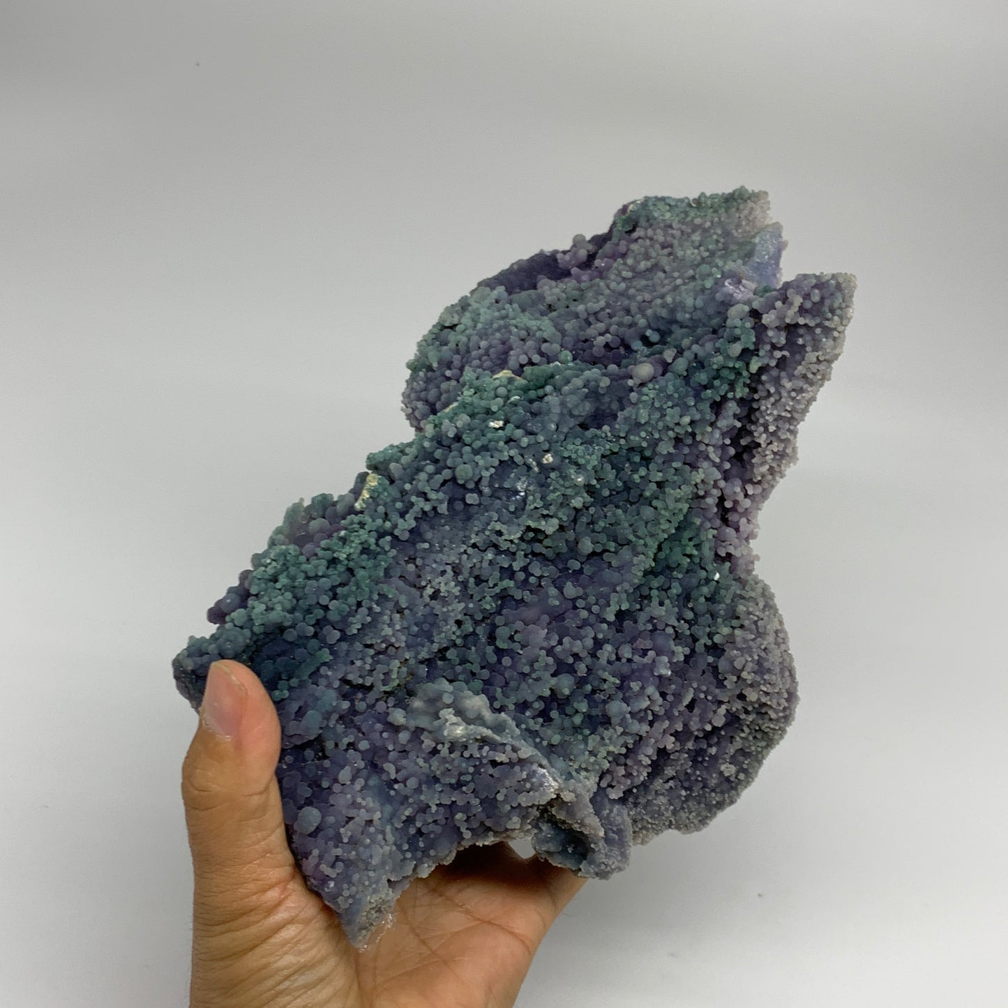4.8 lbs, 9"x5.3"x5.3", Rough Grape Agate Crystal Mineral Specimens,B32632