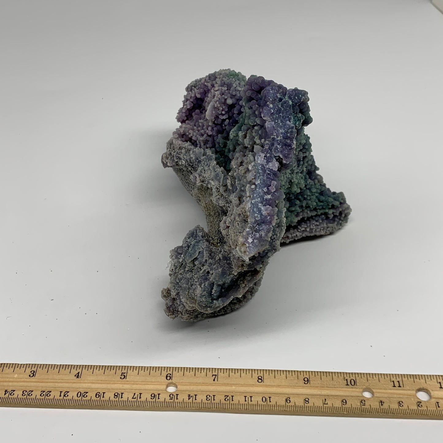 4.8 lbs, 9"x5.3"x5.3", Rough Grape Agate Crystal Mineral Specimens,B32632