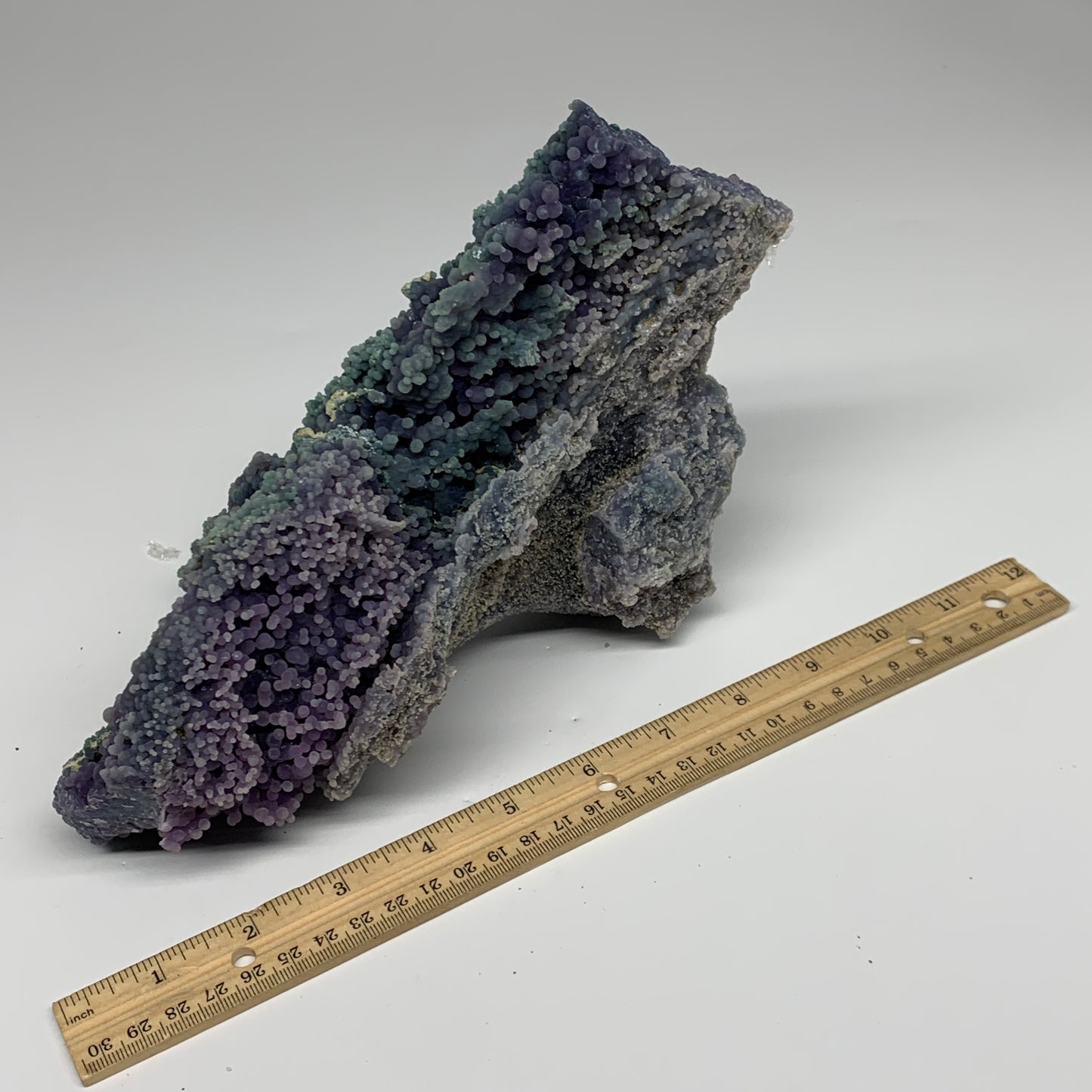 4.8 lbs, 9"x5.3"x5.3", Rough Grape Agate Crystal Mineral Specimens,B32632