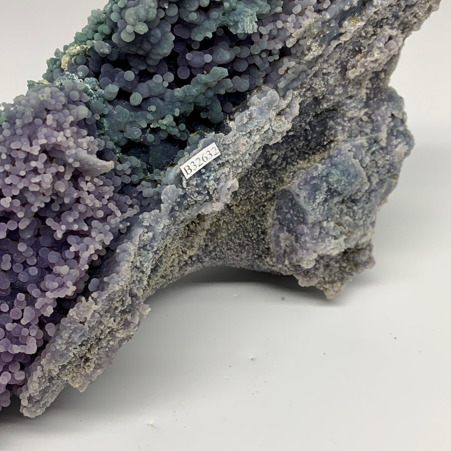 4.8 lbs, 9"x5.3"x5.3", Rough Grape Agate Crystal Mineral Specimens,B32632