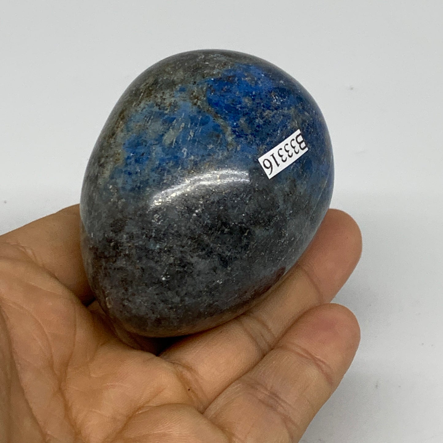 235.9g, 2.5"x1.9", Natural Lapis Lazuli Egg Polished @Afghanistan, B33316