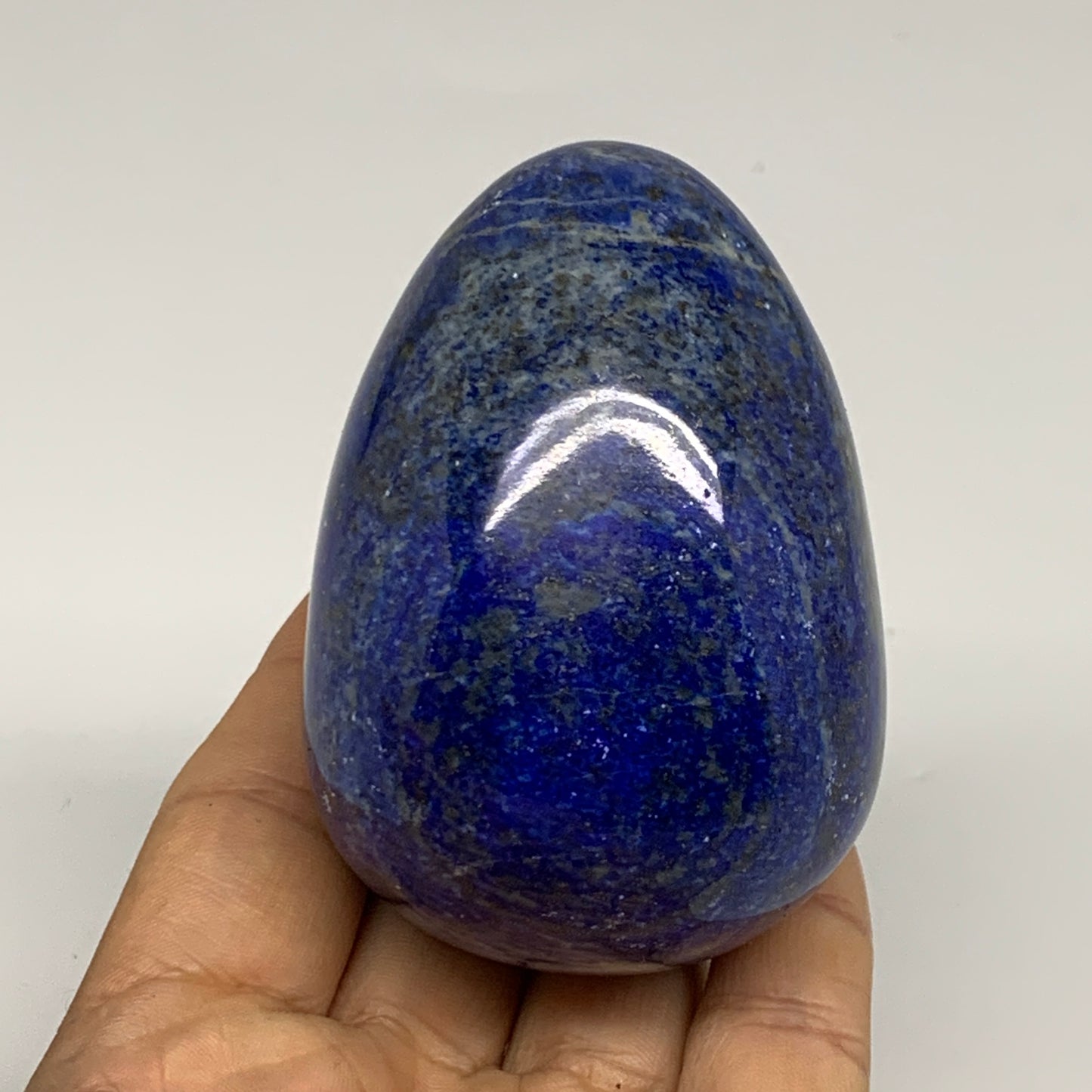 344.4g, 2.9"x2.1", Natural Lapis Lazuli Egg Polished @Afghanistan, B33317