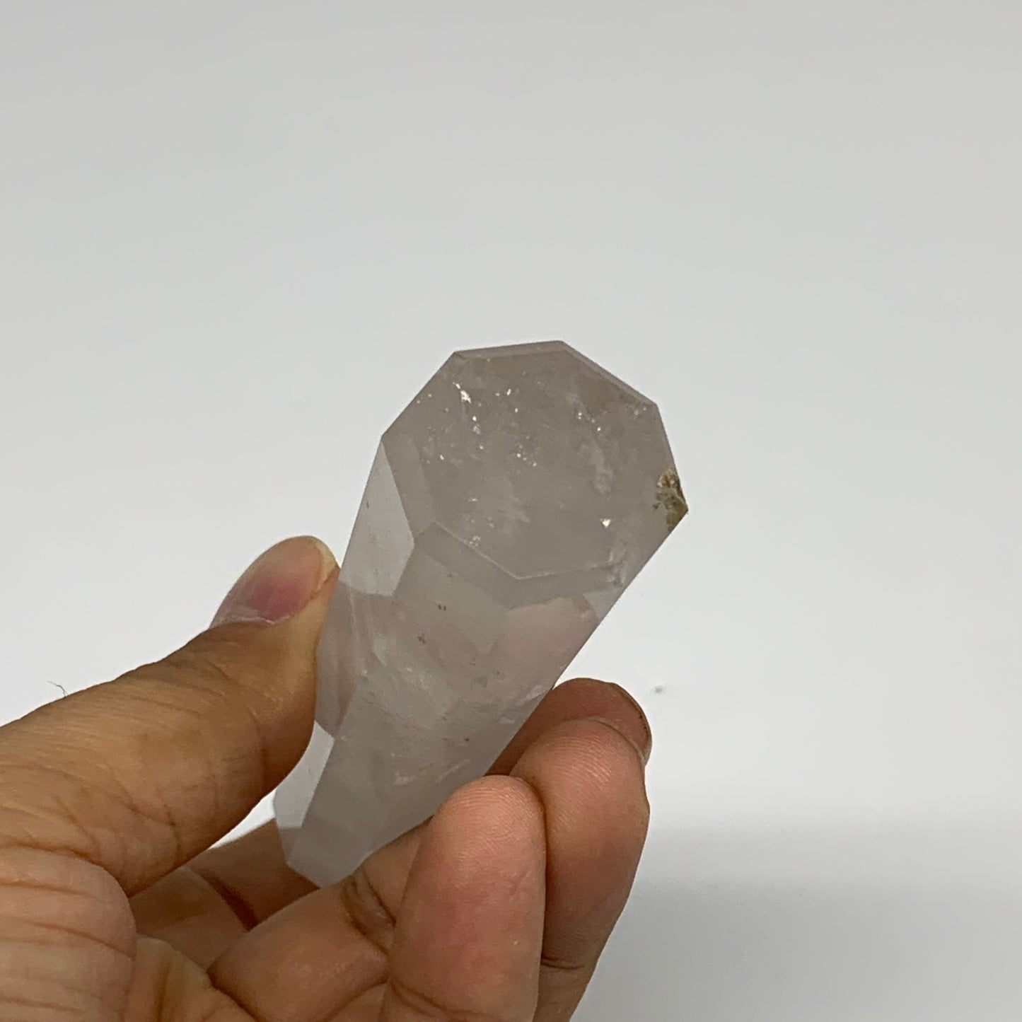 103.7g, 4.2"x1", Natural Quartz Crystal Tower Point Obelisk @India, B31338