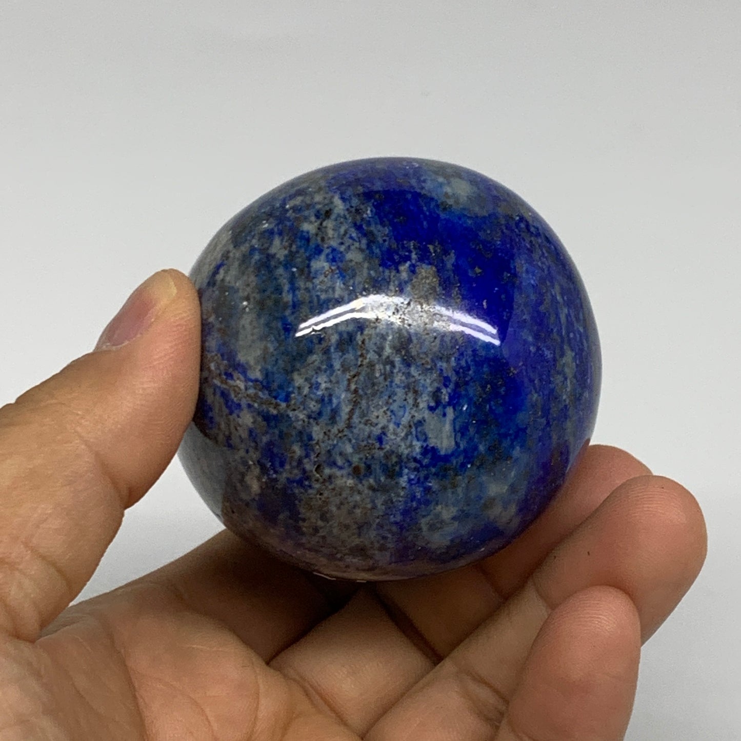 344.4g, 2.9"x2.1", Natural Lapis Lazuli Egg Polished @Afghanistan, B33317