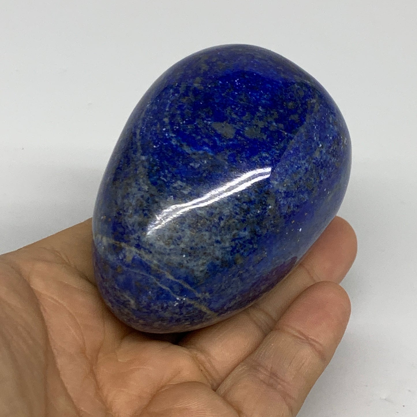 344.4g, 2.9"x2.1", Natural Lapis Lazuli Egg Polished @Afghanistan, B33317