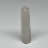 103.7g, 4.2"x1", Natural Quartz Crystal Tower Point Obelisk @India, B31338