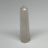 103.7g, 4.2"x1", Natural Quartz Crystal Tower Point Obelisk @India, B31338