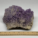 3.4 lbs, 7.4"x4.9"x2.8", Rough Grape Agate Crystal Mineral Specimens,B32634