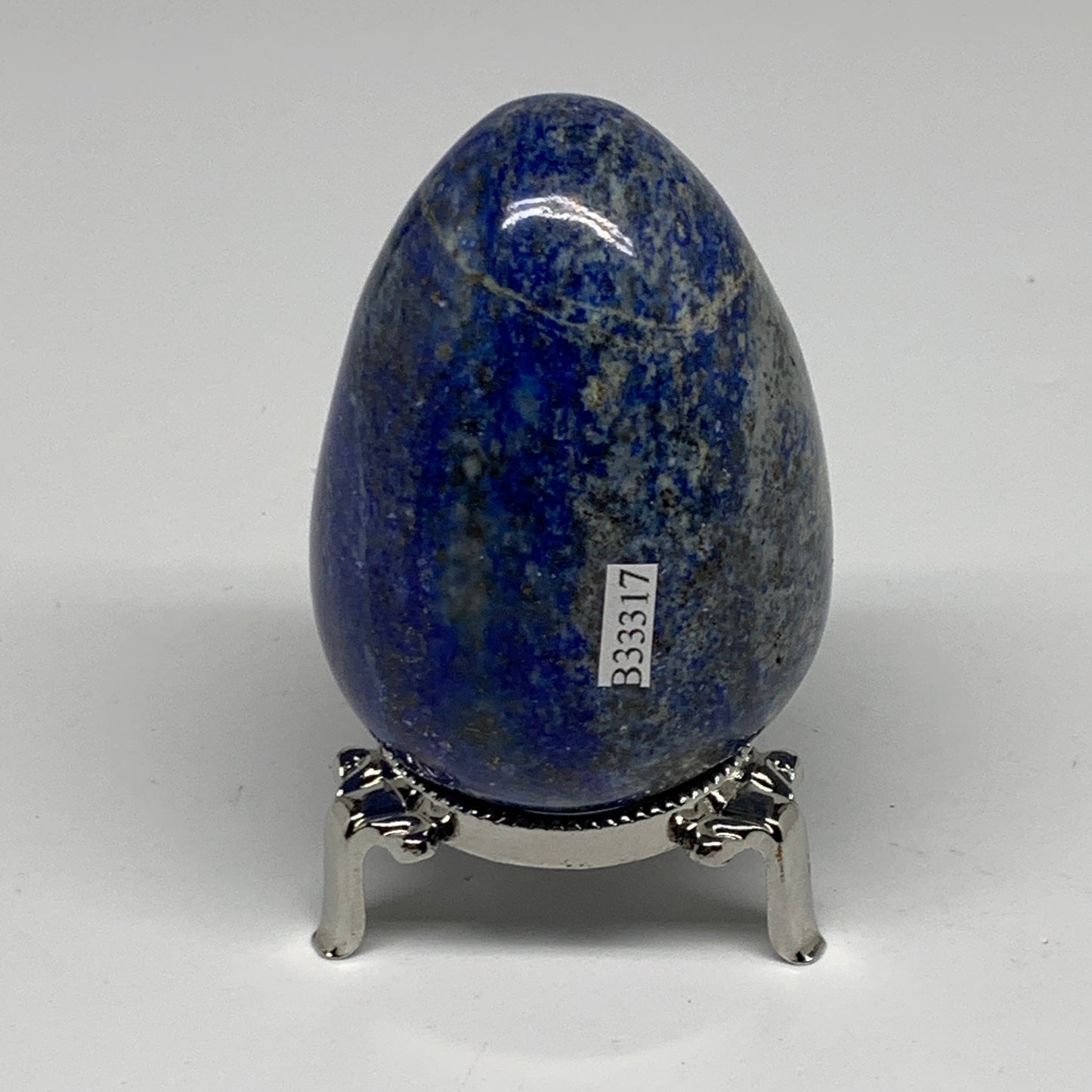 344.4g, 2.9"x2.1", Natural Lapis Lazuli Egg Polished @Afghanistan, B33317