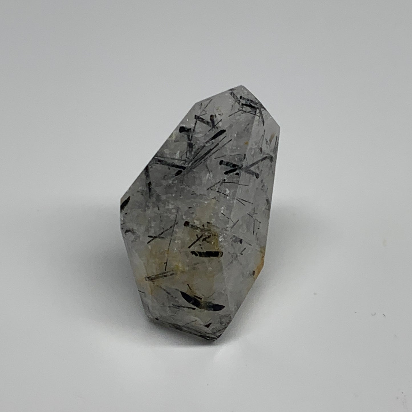 95.3g, 2.4"x1.9"x1.3", Black Tourmaline Rutile Quartz Crystal Chunk @Brazil,B274