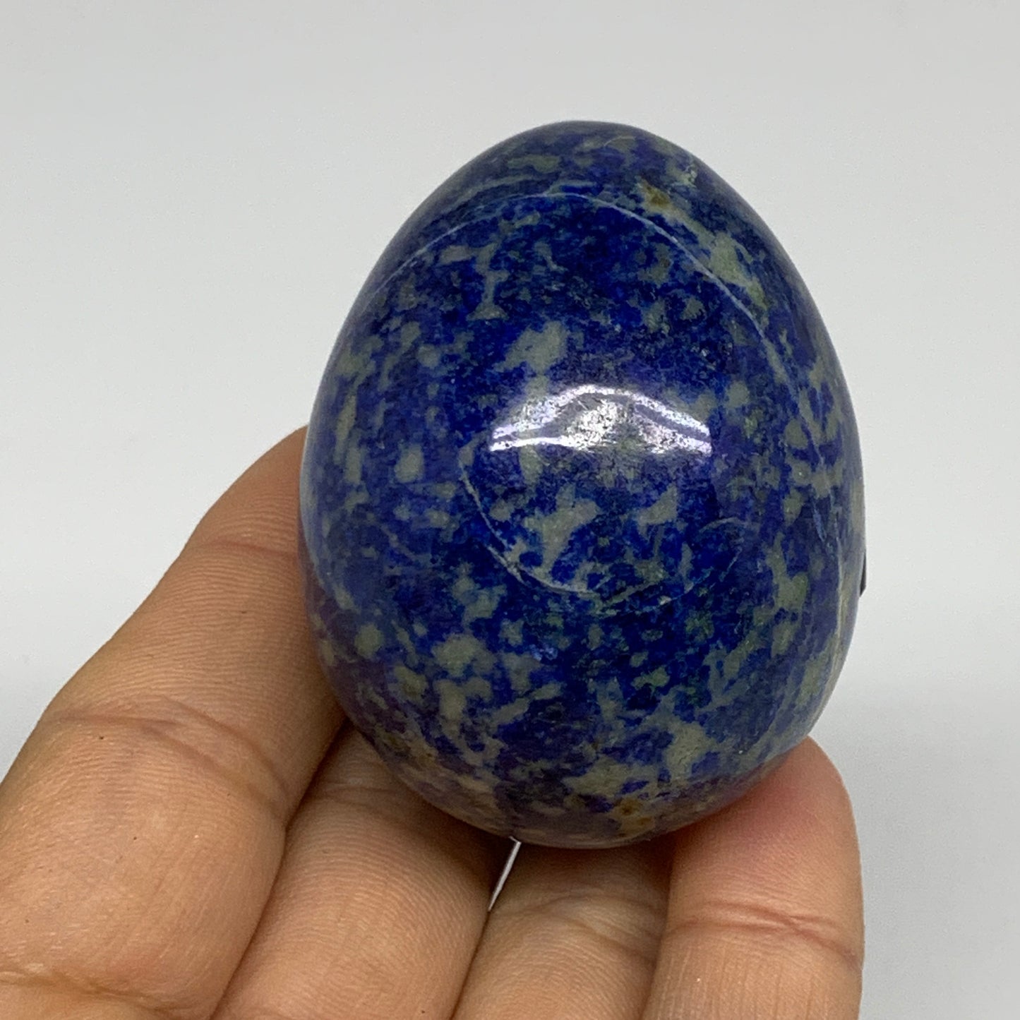148.3g, 2.1"x1.7", Natural Lapis Lazuli Egg Polished @Afghanistan, B33318