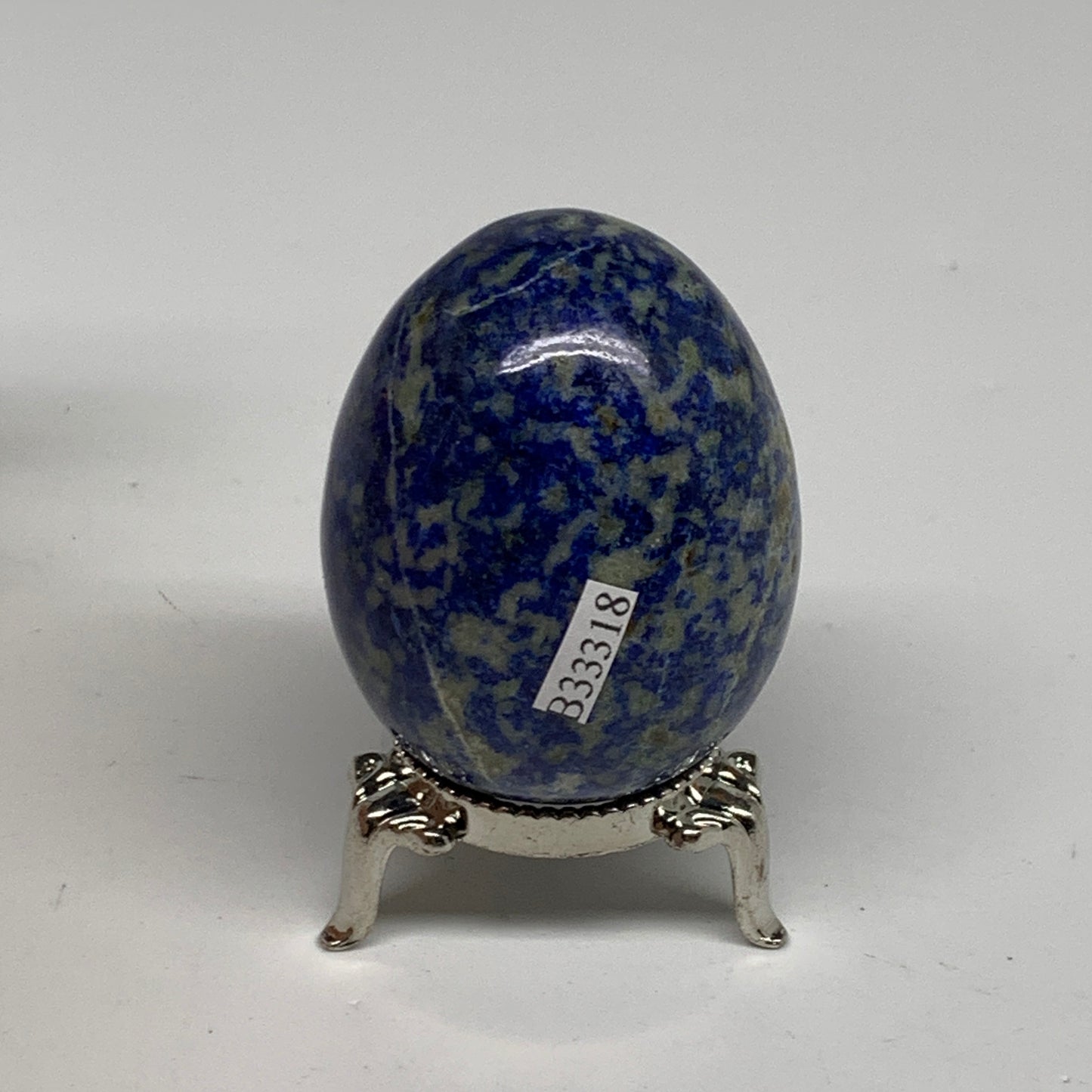 148.3g, 2.1"x1.7", Natural Lapis Lazuli Egg Polished @Afghanistan, B33318
