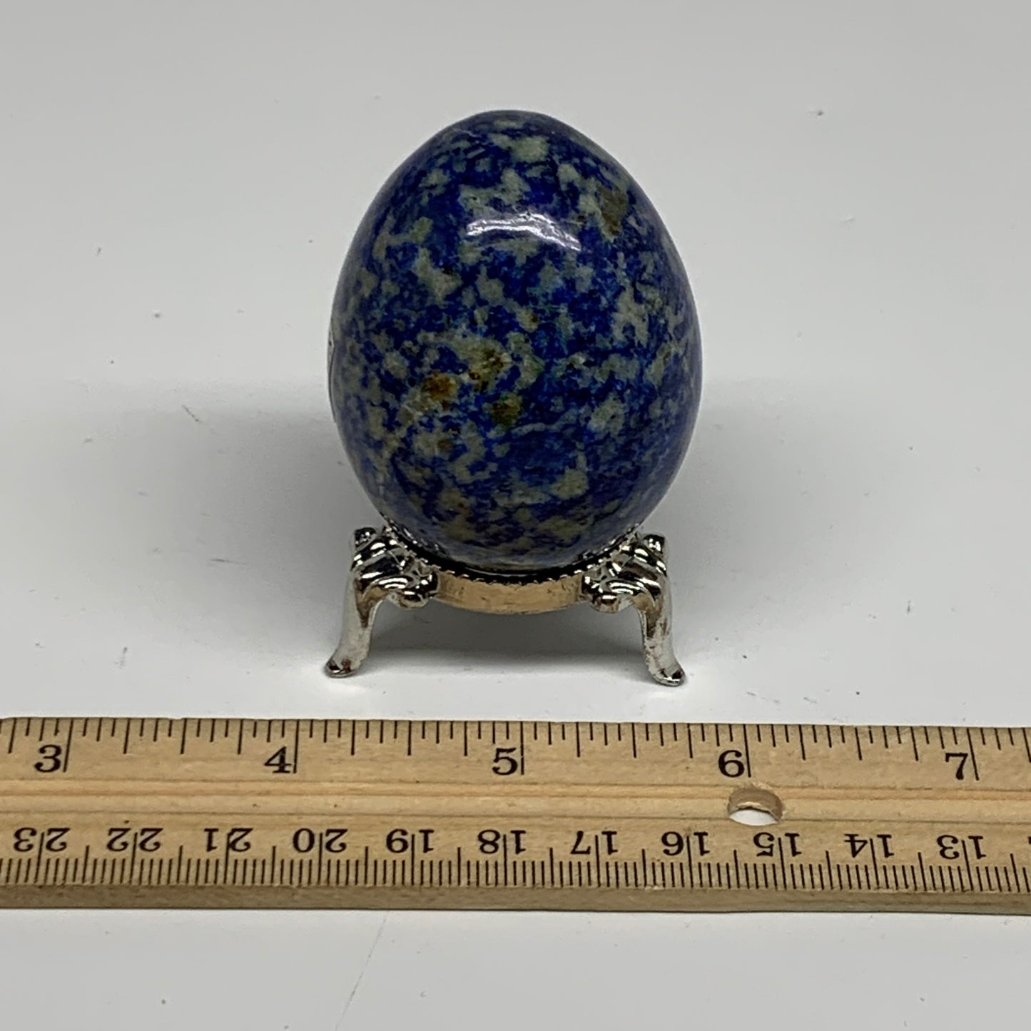 148.3g, 2.1"x1.7", Natural Lapis Lazuli Egg Polished @Afghanistan, B33318