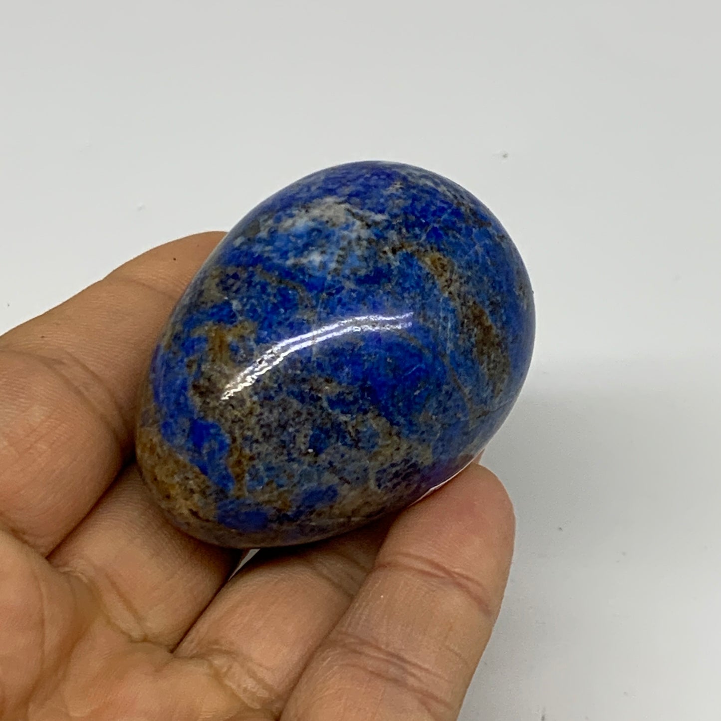 108.2g, 2"x1.5", Natural Lapis Lazuli Egg Polished @Afghanistan, B33319
