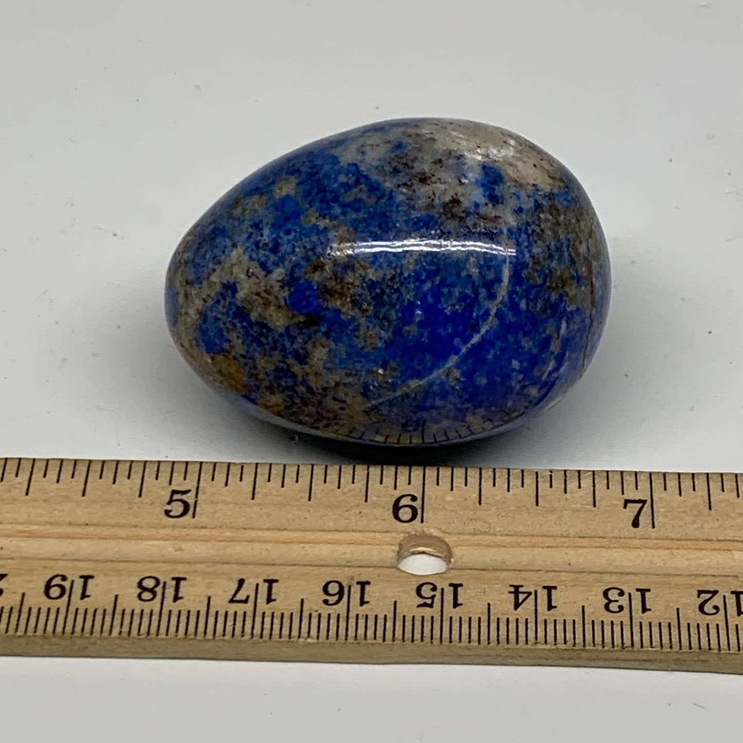 108.2g, 2"x1.5", Natural Lapis Lazuli Egg Polished @Afghanistan, B33319