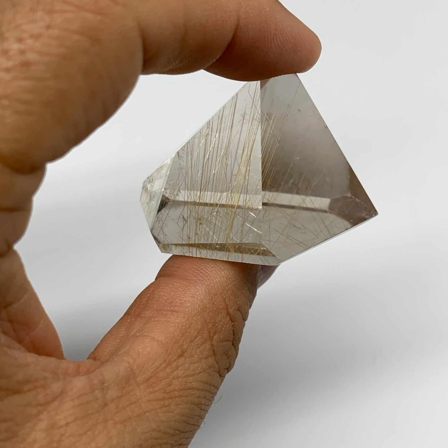 1.73 lb, 1.4"-2.8", 16 pcs, Golden Rutile Quartz Crystal Freeform Chunks, B27457