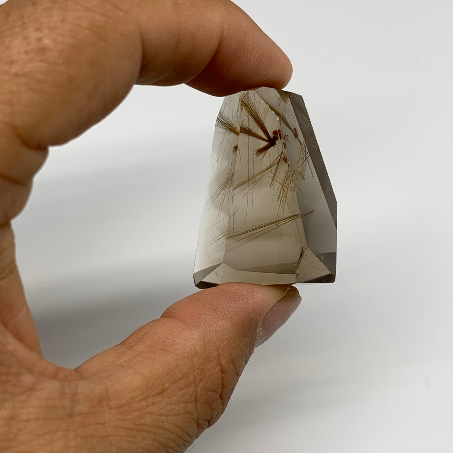 1.73 lb, 1.4"-2.8", 16 pcs, Golden Rutile Quartz Crystal Freeform Chunks, B27457