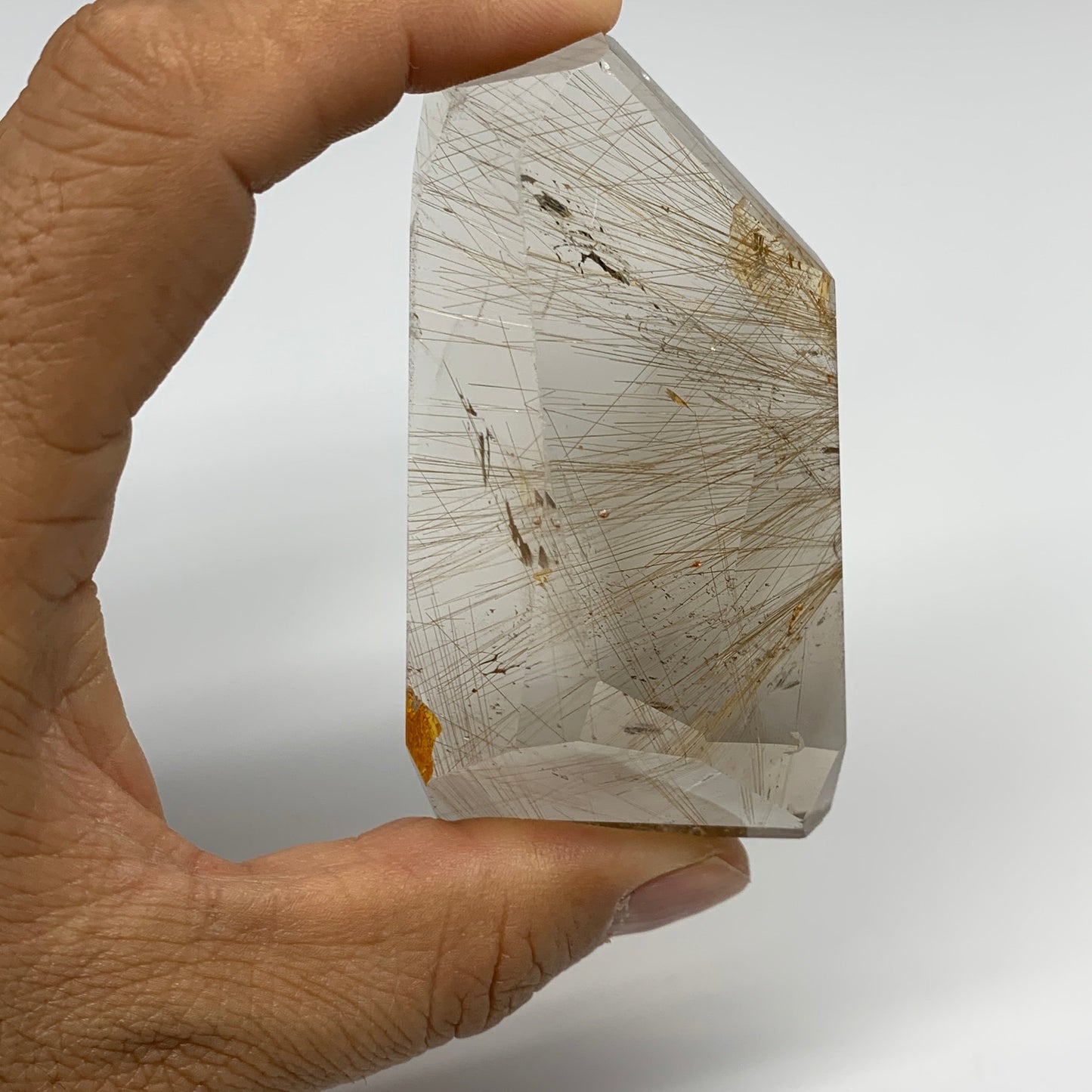 1.73 lb, 1.4"-2.8", 16 pcs, Golden Rutile Quartz Crystal Freeform Chunks, B27457