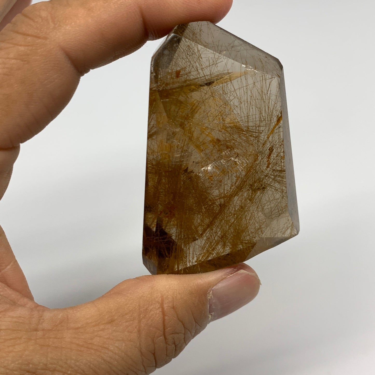 1.73 lb, 1.4"-2.8", 16 pcs, Golden Rutile Quartz Crystal Freeform Chunks, B27457