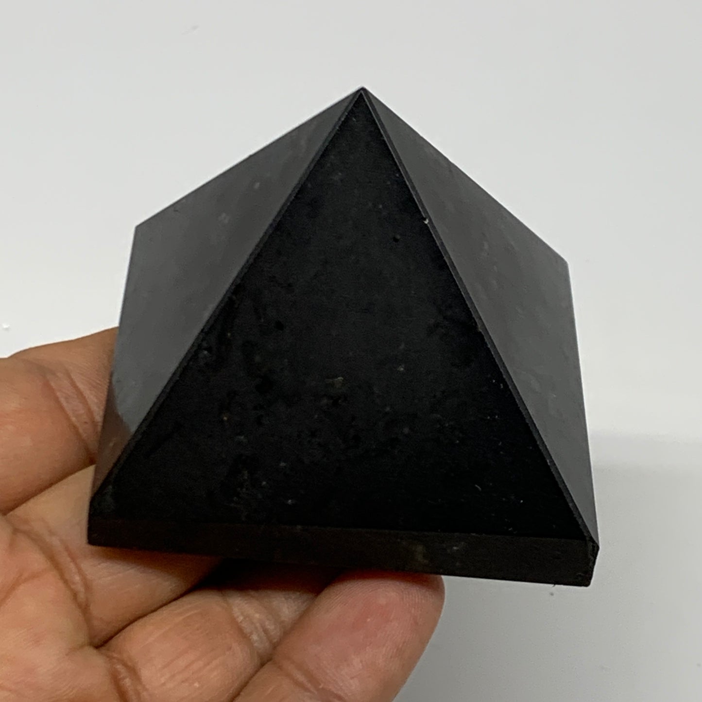 190.9g, 1.9"x2.3"x2.2", Black Tourmaline Pyramid Gemstone,Healing Crystal, B2977