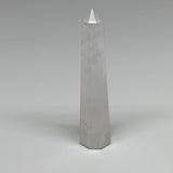 73.7g, 4"x0.9", Natural Quartz Crystal Tower Point Obelisk @India, B31342