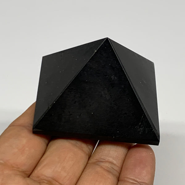 123.5g, 1.4"x2.1"x2.2", Black Tourmaline Pyramid Gemstone,Healing Crystal, B2978
