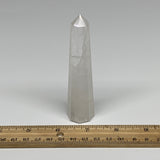 73.7g, 4"x0.9", Natural Quartz Crystal Tower Point Obelisk @India, B31342