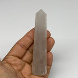 77.2g, 4"x0.8", Natural Quartz Crystal Tower Point Obelisk @India, B31344