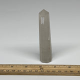 77.2g, 4"x0.8", Natural Quartz Crystal Tower Point Obelisk @India, B31344
