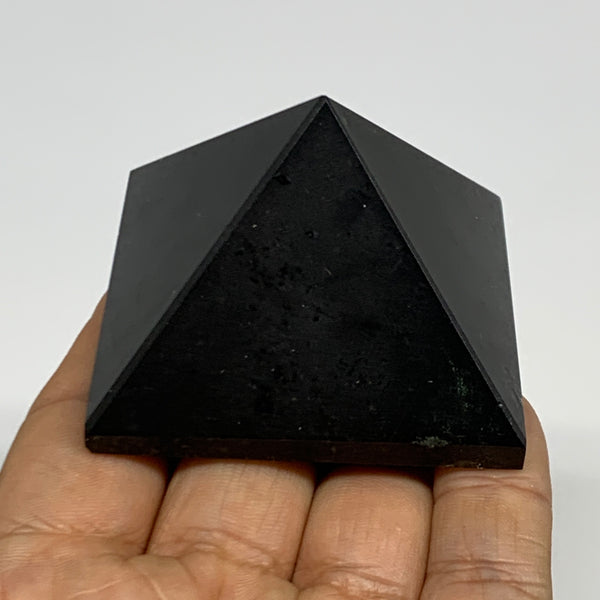 133.3g, 1.5"x2.1", Black Tourmaline Pyramid Gemstone,Healing Crystal, B29786