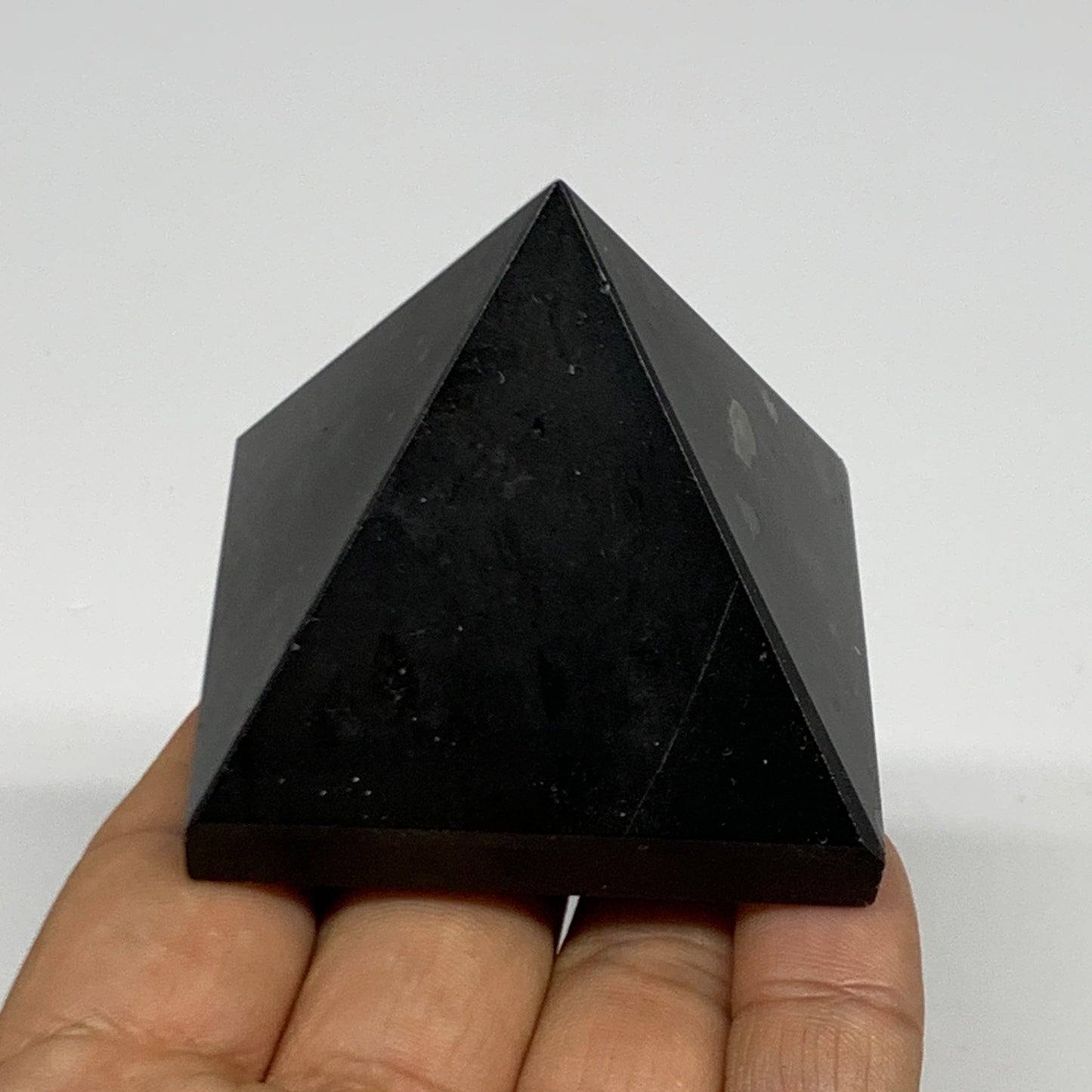 170.1g, 1.9"x2.2", Black Tourmaline Pyramid Gemstone,Healing Crystal, B29787