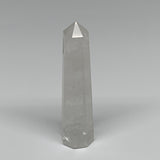 102.1g, 4.1"x1", Natural Quartz Crystal Tower Point Obelisk @India, B31347