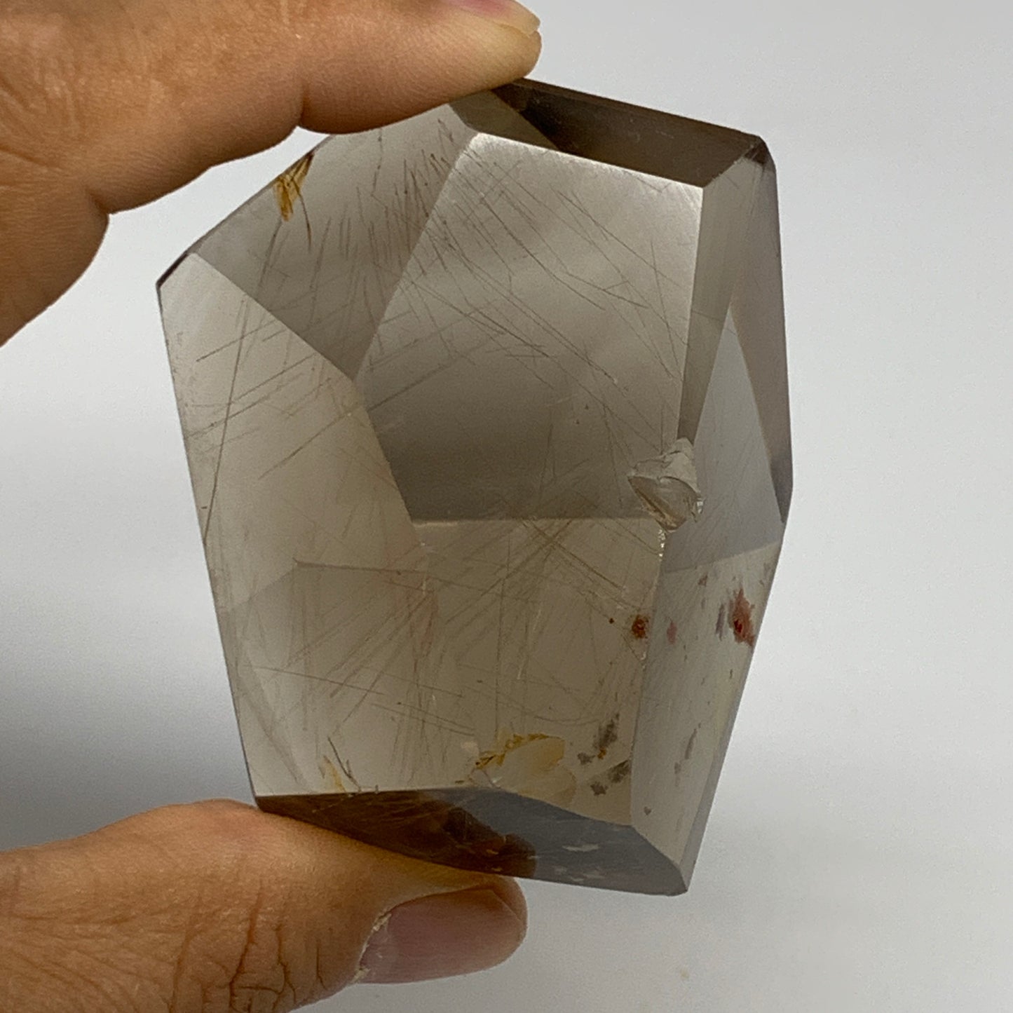 148.5g, 2.7"x2"x1.3", Natural Golden Rutile Quartz Crystal Chunk @Brazil,B27464