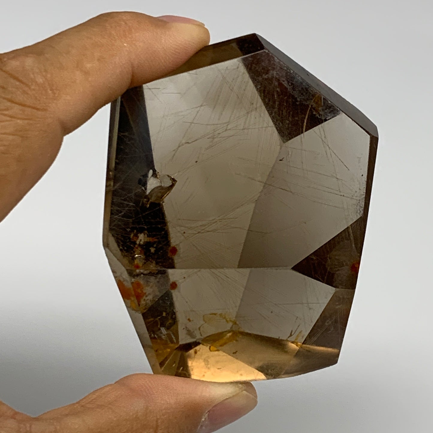 148.5g, 2.7"x2"x1.3", Natural Golden Rutile Quartz Crystal Chunk @Brazil,B27464