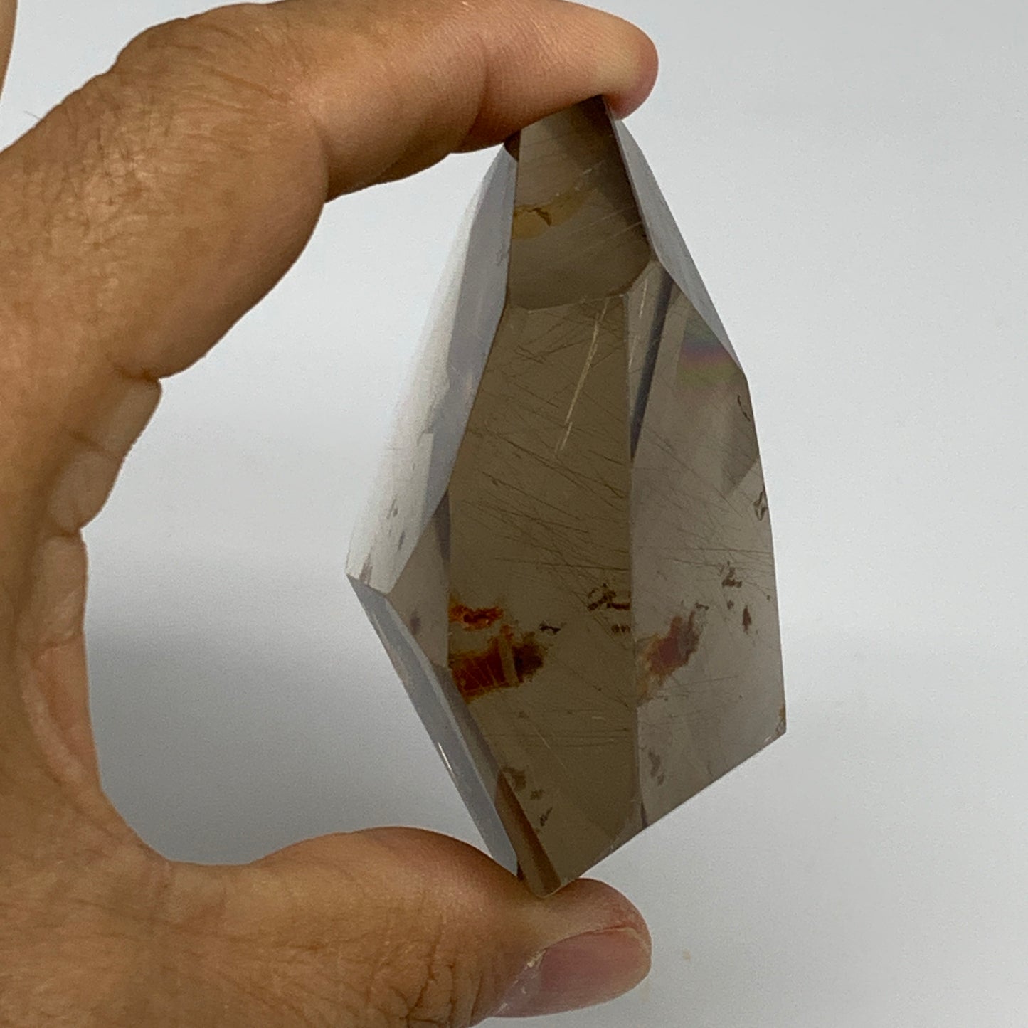 148.5g, 2.7"x2"x1.3", Natural Golden Rutile Quartz Crystal Chunk @Brazil,B27464